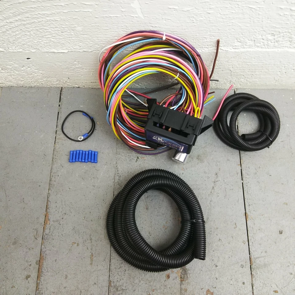 Arnés de cables de 8 circuitos Cadillac 1951-1965 se adapta a actualización indolora completo nuevo Foto 3 de 4