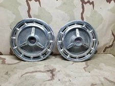 (2) 1965-1966 Chevrolet Nova II Impala SS Spinner Hub Caps Hup Cap Hubcap OEM 
