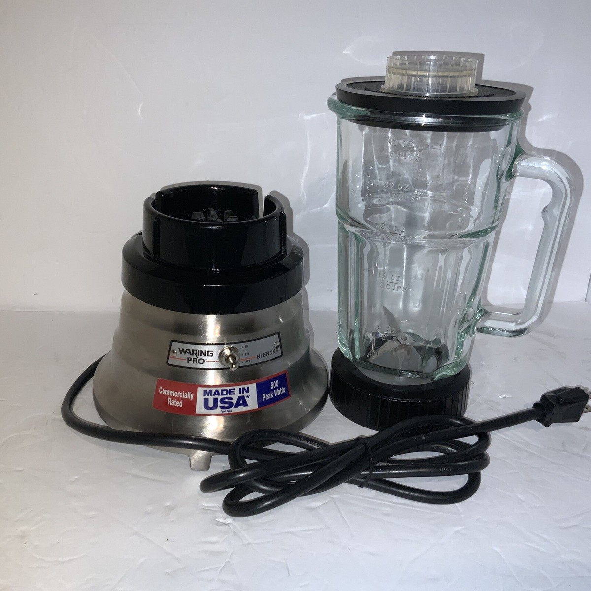 WARING PRO WPB05 Commercial 2 Speed Blender 40oz 5 Cup Glass Pitcher Working USA | eBay WARING PRO WPB05 Commercial 2 Speed Blender 40oz 5 Cup Glass Pitcher Working USA | eBay