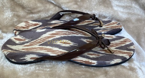 Vionic Women's Brown Bella Flip Flop Comfort Sandals Size 6 - Picture 4 of 6