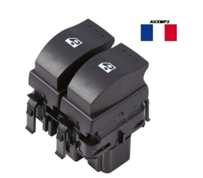 Interrupteur Leve-vitre Avant Gauche Renault Clio 2 - Bouton Référence 8200060045 Neuf