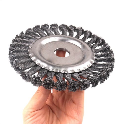 Cepillo cónico de 100 mm trenzado y cepillo de olla en uno | Para amoladora angular, Flex, Bos - Imagen 10 de 17