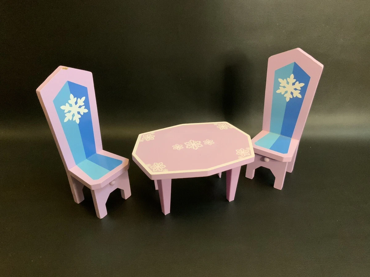 KidKraft Disney Frozen Ice Castle Wooden DollHouse Furniture table