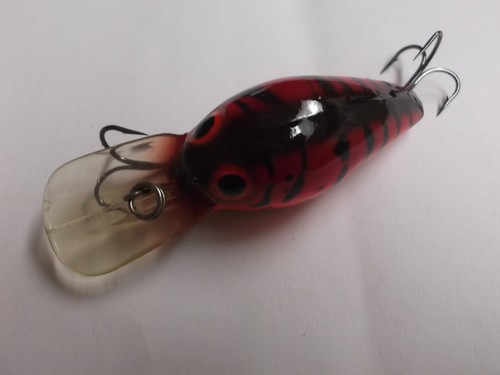 Custom Painted Pre Rapala Storm Wiggle Wart V Model Viper Red Craw Silent - Picture 8 of 8
