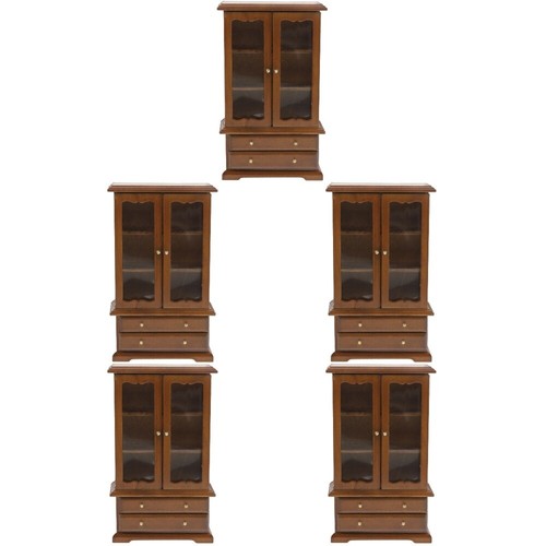 5 Pack Ausstellungsregal Für Sammlerstücke Zubehör Im Maßstab 1:12