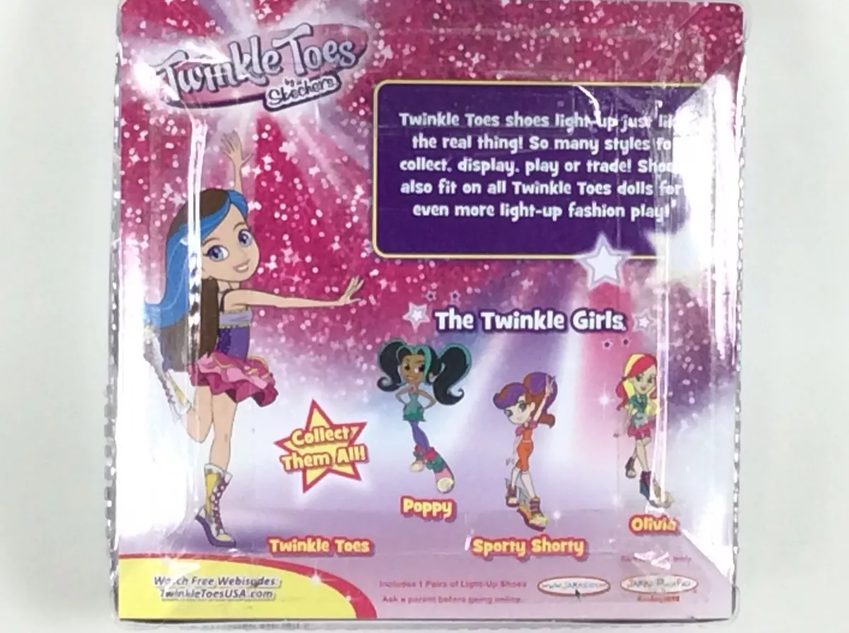 Twinkle Toes by Skechers Toy NEW Light Up Mini Doll Shoes