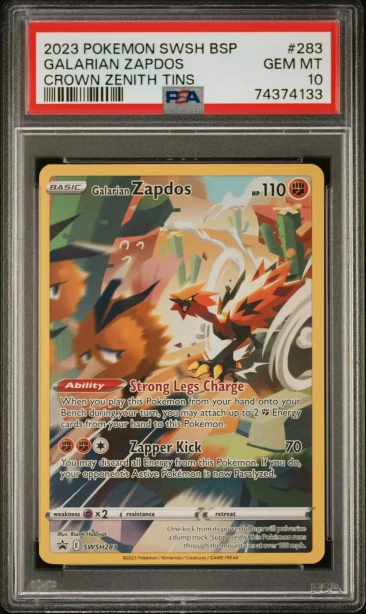 Pokémon TCG: Crown Zenith Tin (Galarian Zapdos)