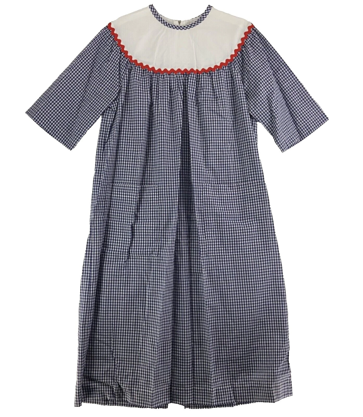 Mezcla de algodón Ocasión Especial Vestidos VINTAGE 1970s para Mujer