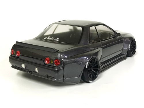 R31HOUSE R31W437 R32 SKYLINE ACTIVE CARBON-R Clear Body Set 1/10 ONLY BODY - Picture 3 of 7