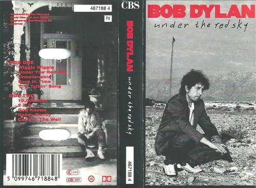 BOB DYLAN UNDER THE RED SKY CASSETTE ALBUM Blues Rock Pop Rock CBS 1990 UK ISSUE - Picture 5 of 5