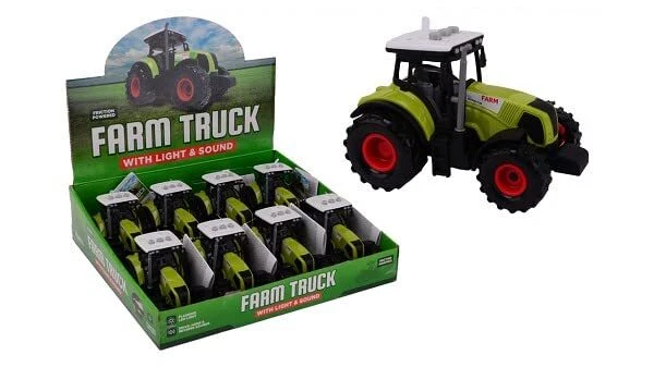 JOHNTOY Junior Farming tractor frictie met licht en geluid