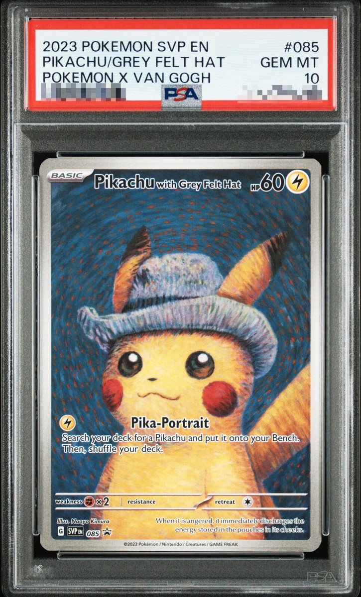 ゴッホピカチュウ 085 SVP Pikachu With Grey Felt PSA 10 Van Gogh Pikachu with Grey Felt Hat SVP EN 085 Promo