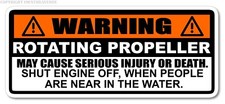 Warning Rotating Propeller Marine Boat Engine Safety Label Vinyl Sticker Decal Warning Rotating Propeller Marine Boat Engine Safety Label Vinyl Sticker Decal