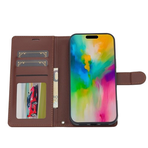For iPhone 16e/15/14/13/12/11 XR SE 8 Removable Wallet Case Leather Flip Cover - Picture 23 of 42