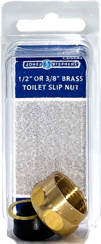 Jones Stephens Toilet 1/2" or 3/8" Brass Ballcock Coupling Slip Nut Washer Ring - Picture 1 of 5