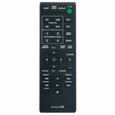 Replace Remote RM-AMU185 Fit for Sony Home Audio System MHC-EC619iP MHCEC619iP