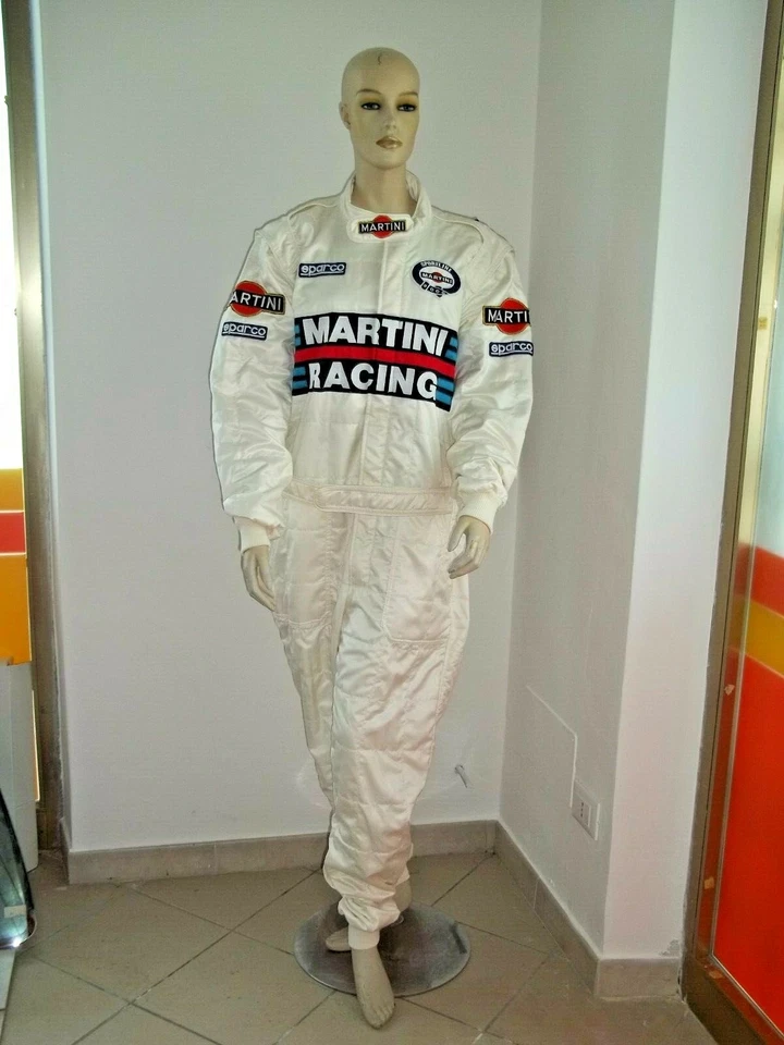 TUTA IGNIFUGA RALLY LANCIA MARTINI RACING SPARCO OMOLOGATA FIA 8856-2000 TG 56 - Immagine 2 di 4