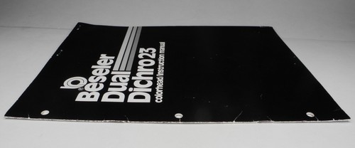 Beseler Dual Dichro 23 Colorhead Genuine Instruction Manual / Guide In English - Picture 15 of 18