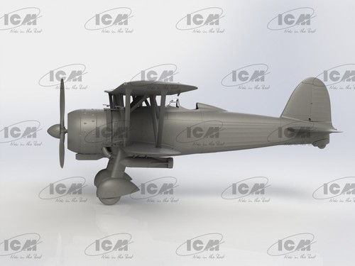 Italian Fighter-Bomber CR. 42AS WWII Era Plastic Model Kit Scale 1/32 ICM 32023 - Picture 2 of 14