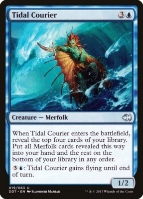 Tidal Courier [Duel Decks: Merfolk vs. Goblins] Magic MTG | eBay