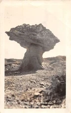 J30/ Medora North Dakota RPPC Postcard c20 Peaceful Valley Ranch Petrified 166