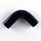Black 90 degree 5/8" 16mm silicone hose elbow heater hose Fit camaro LS1 rx7