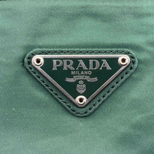 PRADA Shoulder Bag Tessuto Nylon Green Authentic - Picture 20 of 22