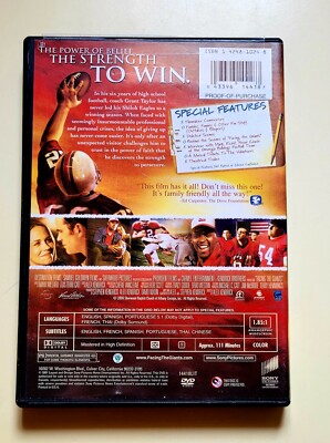 Facing the Giants DVD Alex Kendrick Shannen Fields Bailey Cave