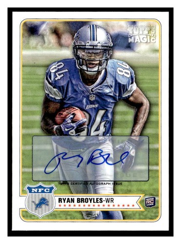 Ryan Broyles Topps 2012 Topps Magic AU Autogramme Auto #188