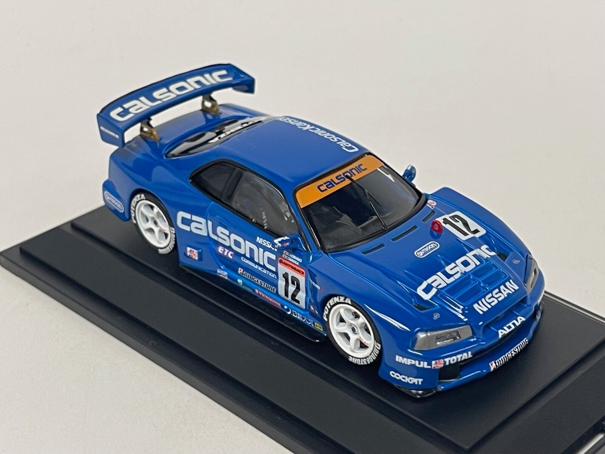 1/43 Ebbro Calsonic Nissan GT-R R34 JGTC 2002 car #12 #335