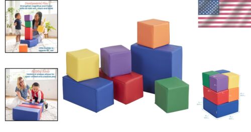 Soft Foam Building Blocks Set - GREENGUARD Certified for Safe Play Environments - Picture 2 of 11