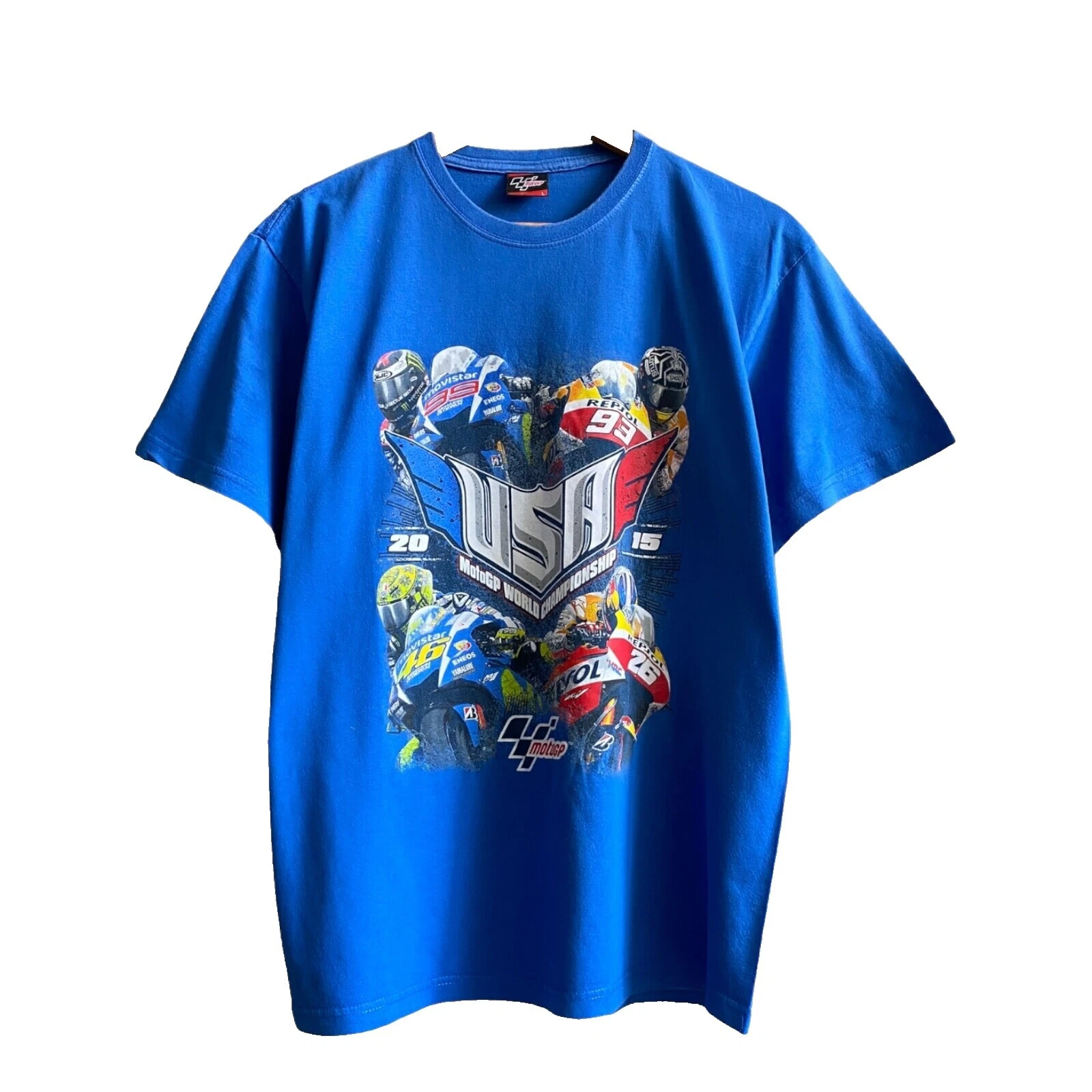 MotoGP Short Sleeve Regular Size T-Shirts for Men