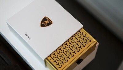 Lamborghini The Key ボックス型 ゴールド NEW SEALED🟡 OEM Lamborghini 