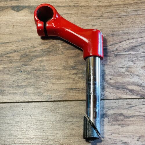 Vintage HL Mountain Bike Forged 2-Bolt Quill Stem 1-inch 25.4 Red - Picture 4 of 8