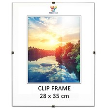MG Design Clip Frame 28 x 35 cm – Clear Acrylic Front & HDF Back
