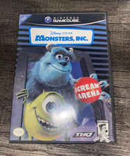 Nintendo GameCube Monsters, Inc. Scream Arena THQ Complete NTSC-U/C E