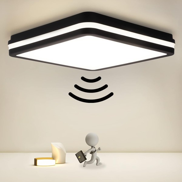 LED Deckenleuchte Mit Bewegungsmelder, 18W 1800LM, LED Deckenlampe Mit-image