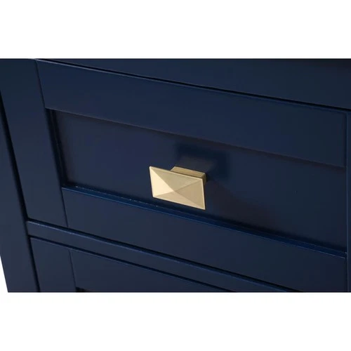 Elegant Lighting SC011830BL Adian Blue Bathroom Storage Cabinet - Picture 6 of 11