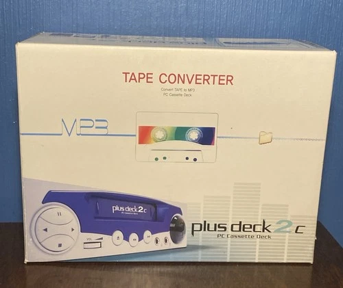 BTO Plus Deck 2C PC Cassette Deck Converter Tape to MP3 For Desktop Computer NEW