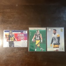 Pittsburgh Steelers 3 Card # Lot; JuJu Smith-Schuster, Highsmith, Fautanu,