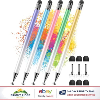 Stylus Pens for iPhone and Android, 5-Pack with Comfortable Grip and Flexibility