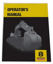 NEW HOLLAND EC35 Crawler Excavators Owners Manual Operators Maintenance Book