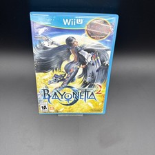 Bayonetta 2 (2014) - Nintendo Wii U 2 Disc Set Complete CIB Includes Bayonetta 1