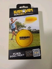 KanJam RipDisk  Official KanJam Yellow Disc Glies 200+ Feet