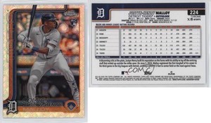 2025 Topps Chrome Logofractor Edition Justyn-Henry Malloy #224 Rookie RC