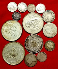 WORLD SILVER COIN LOT! CONTAINS 3.165 TROY OZ OF SILVER 44.09 per troy oz