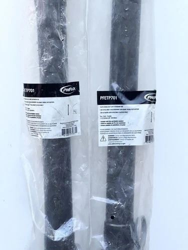 PROFLO PFETP701 1-1/2" x 16" Plastic Double Slip-Joint Extension Tube Black - Picture 2 of 3