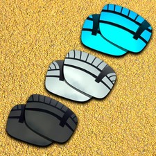 3 Pairs Lenses Replacement for-Spy Optic Cooper Polarized-Black Silver Blue