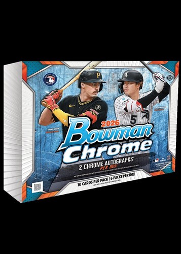 2026 Bowman Chrome Baseball Hobby Box - Factory SEALED - 2 Autos - PREORDER
