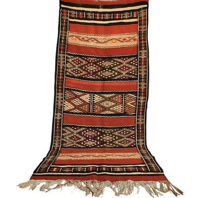 199$ Teppich Marokkanischer Kelim Teppich, Roter Kelim Teppich, Marokkanische...
